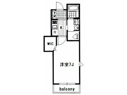 JC STREET KAGURA(1K/3階)の間取り写真