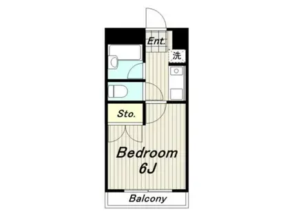 サンノーブル大塚(1K/3階)の間取り写真