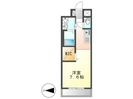 丸の内エンブルコート(ワンルーム/2階)の間取り写真