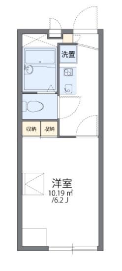レオパレスMARUYAII(1K/2階)の間取り写真