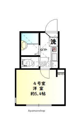 クレア大岡(1K/1階)の間取り写真