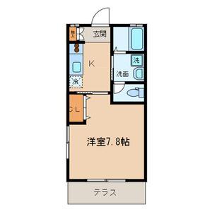 Y・K高円寺(1K/1階)の間取り写真