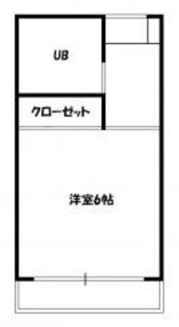 リバーシティー(1K/1階)の間取り写真