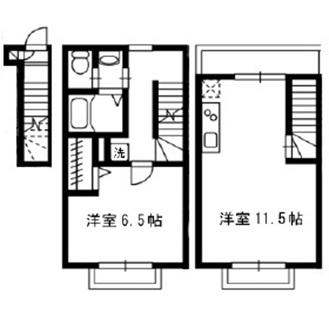 セレ南品川(1LDK/2階)の間取り写真