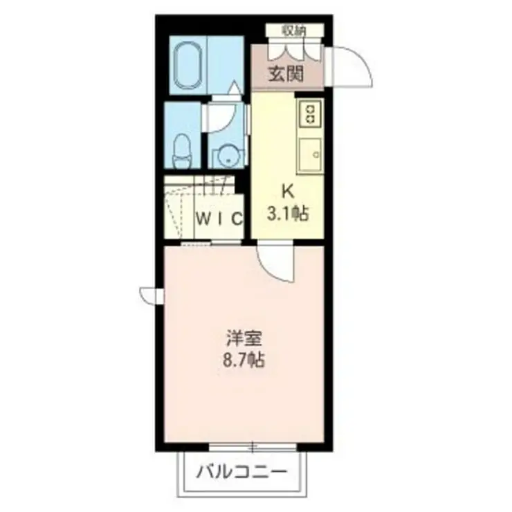 欅コート 1階階 間取り