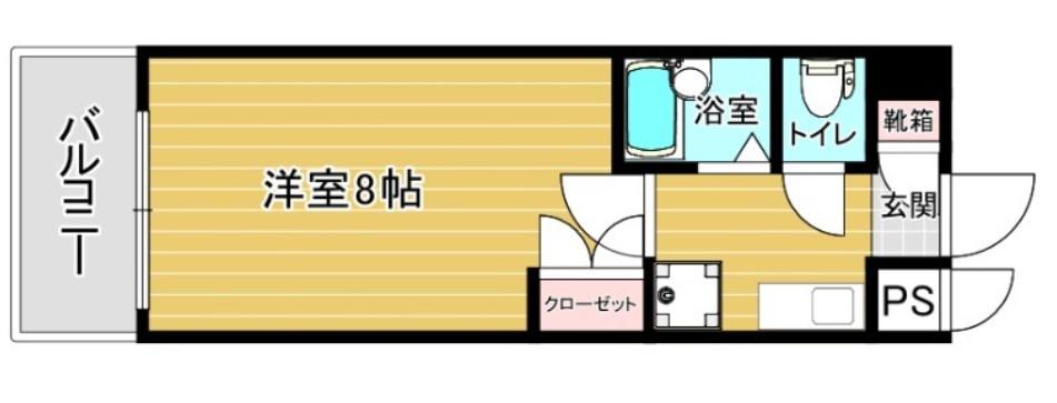 リファレンス吉塚(1K/11階)の間取り写真
