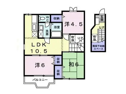 セリエトールA(3LDK/2階)の間取り写真