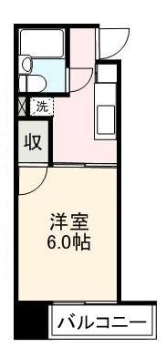 コバヤシハイツ(1K/2階)の間取り写真