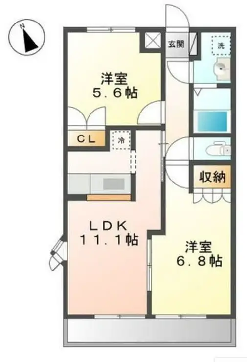 アンシャンテ 2階階 間取り