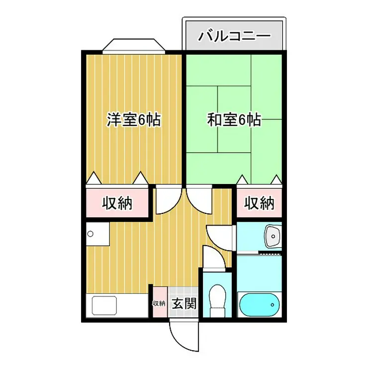 ドミール泉田 2階階 間取り