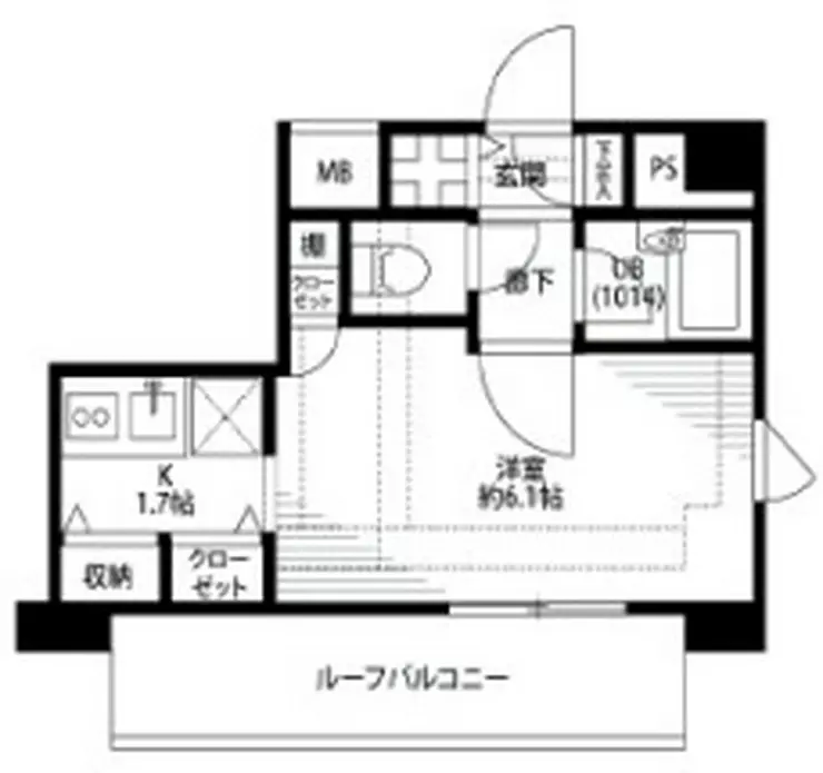 プレール・ドゥーク文京白山 7階階 間取り