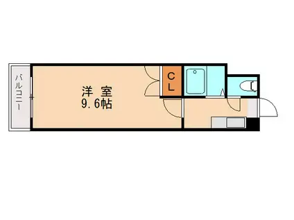 NO.27ジーサイドアネックス(1K/4階)の間取り写真