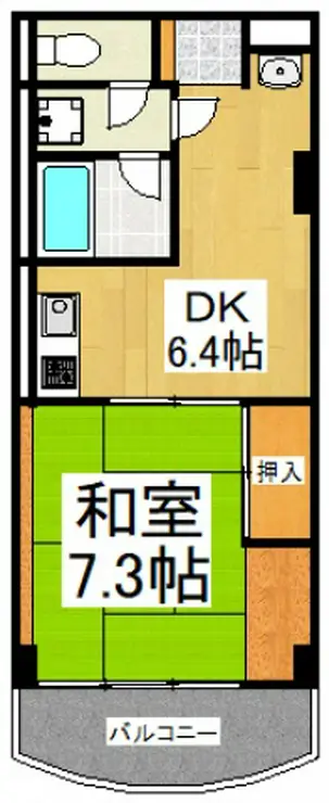 アーク一橋学園 2階階 間取り