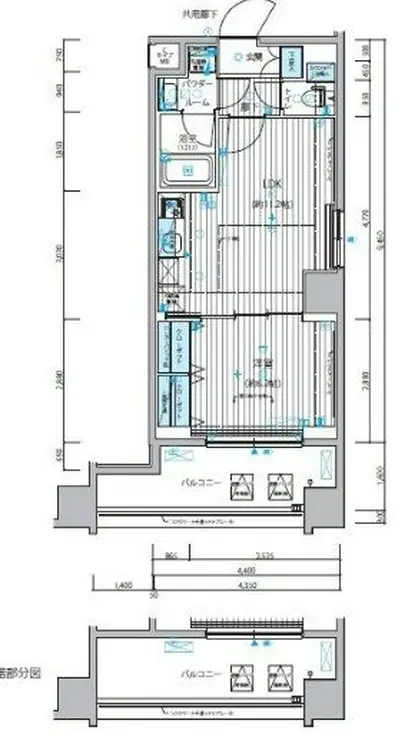 メインステージ錦糸町IX 3階階 間取り