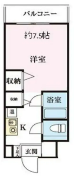 アカデミア清新 1階階 間取り