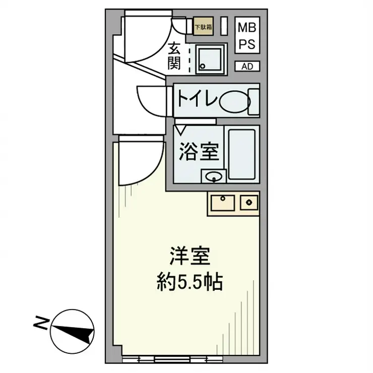オリエントマンション品川 9階階 間取り