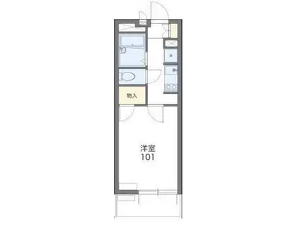 レオパレスプリマヴェーラ(1K/3階)の間取り写真