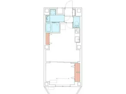 リブリ・ERBA リブリエルバ(1LDK/8階)の間取り写真