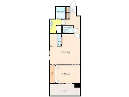 ALTE MEISTER(1LDK/8階)の間取り写真