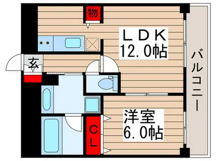 SOPHIA GRACE(1LDK/5階)の間取り写真