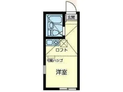 ユナイト井土ヶ谷スィーツベリーオペラ(ワンルーム/2階)の間取り写真