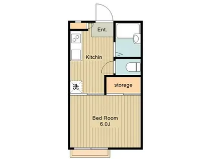 パル吉祥寺(1K/1階)の間取り写真