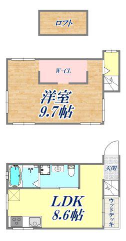 YSHOUSERD-06(1LDK/1階)の間取り写真