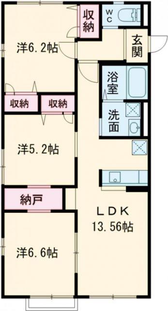 EL CAPITAN(3LDK/1階)の間取り写真