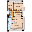 パシフィック西6条プライム(3LDK/9階)の間取り写真