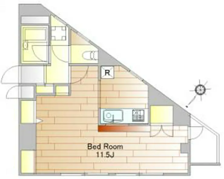 フラッツ学芸大 5階階 間取り