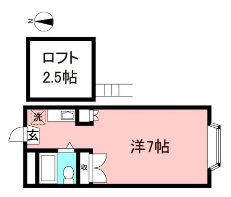 パークアベニューアートヴィレッジ六番館 2階階 間取り