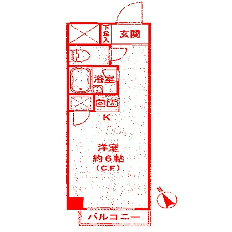モンテベルデ第2横浜 2階階 間取り