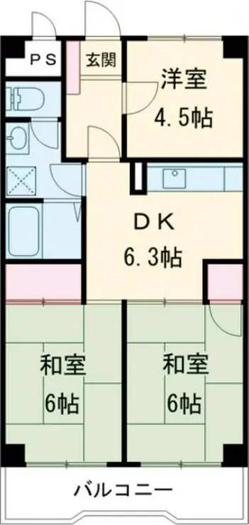 ゼファー銀座 8階階 間取り