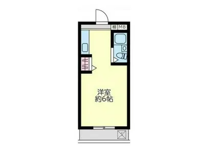 タプラ下荻野(ワンルーム/1階)の間取り写真