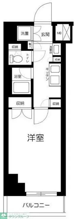ルーブル板橋区役所前 7階階 間取り