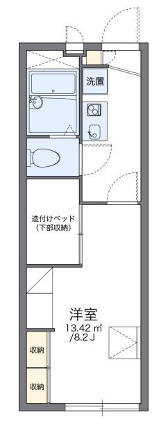 レオパレスサンシーロ(1K/2階)の間取り写真