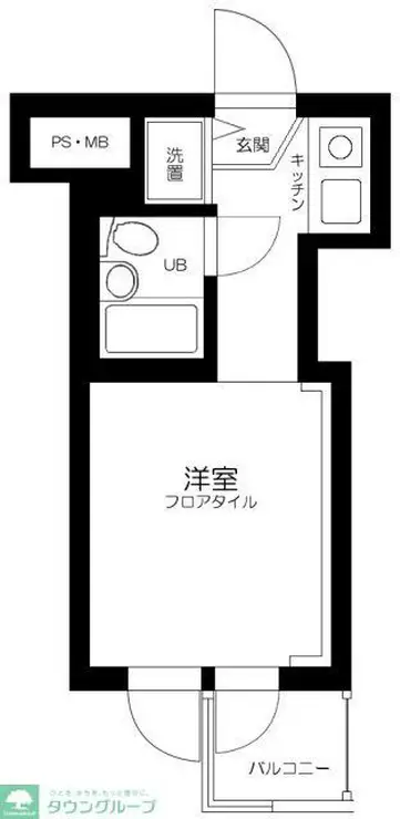 扶桑ハイツ経堂 1階階 間取り