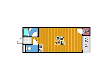 RIZEONE富田林レジデンスII(ワンルーム/3階)の間取り写真