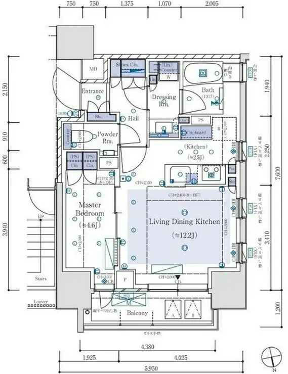 パークホームズ本郷三丁目 8階階 間取り
