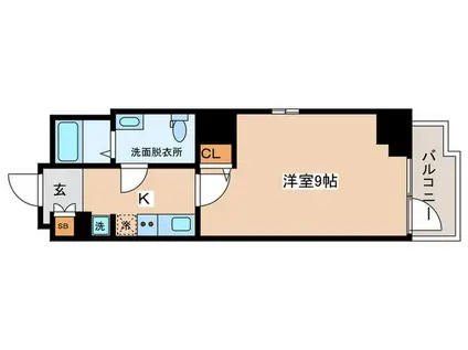 GRANSITE IKEBUKURO(1K/4階)の間取り写真