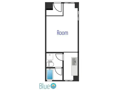 ミナミカジーII(ワンルーム/2階)の間取り写真