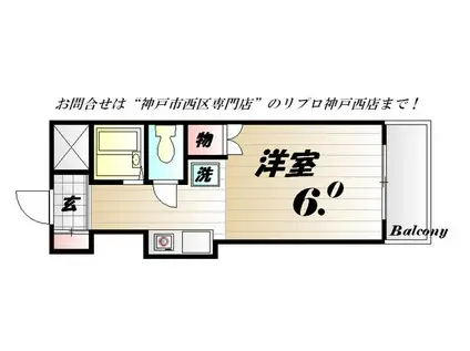 サントロペ 女性限定(1K/3階)の間取り写真