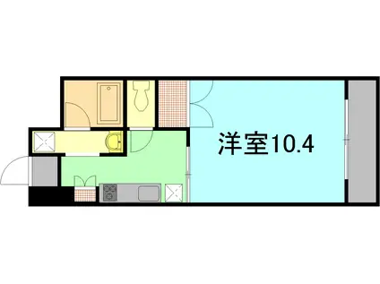 OZII・MEビル(1K/1階)の間取り写真