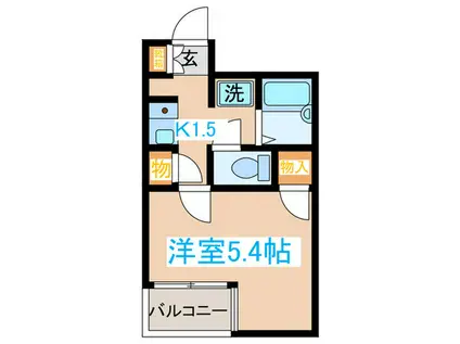 エランメゾン(1K/3階)の間取り写真