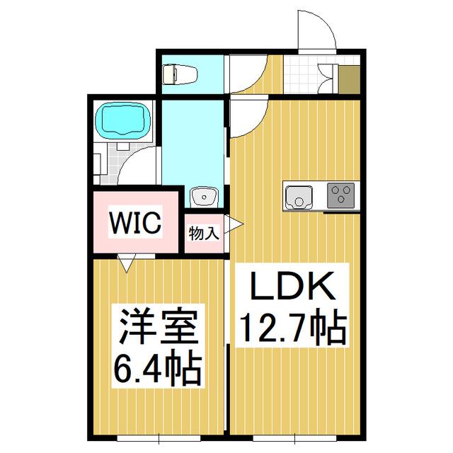 シャーメゾン スリアン(1LDK/3階)の間取り写真