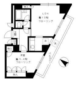 エフアイビル(1LDK/3階)の間取り写真