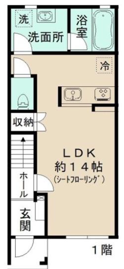 ルミエール南流山(3LDK/1階)の間取り写真