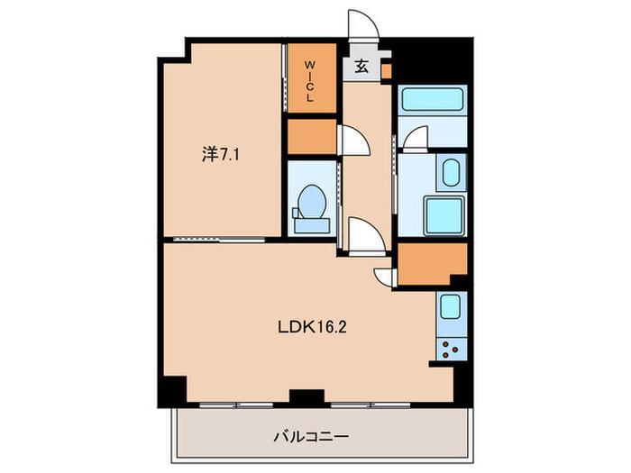MAISON DE TAKAYA(1LDK/2階)の間取り写真