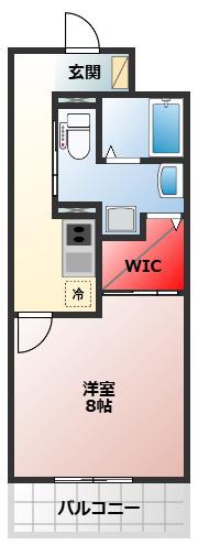 W.O.B.SAKAI(1K/10階)の間取り写真