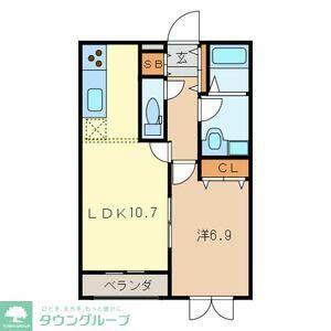 ミルクリーク川口 915206(1LDK/1階)の間取り写真